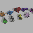 imagen_2022-09-07_004743034.png Digimon Emblemas (Keychain Optimizado para Impresión 3d) 9 models