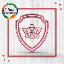 401-Escudo-Skye.13.jpg STL-Datei paw patrol cutter・3D-druckbares Modell zum Herunterladen