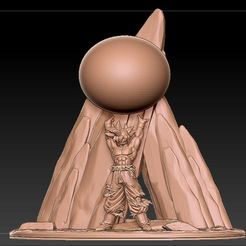 goku lampara.jpg Fichier 3D gratuit Goku Genkidama・Design pour impression 3D à télécharger