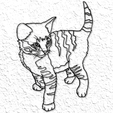 project_20230208_1748079-01.png REALISTIC LITTLE TABBY KITTEN WALL ART TABBY CAT WALL DÉCOR