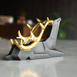 7.png Unique Deer Wine Stand