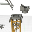 ues existantes I Origine Assembly LEBHERR 280 HC-L v1:1 Башенный кран LIEBHERRC HC-L 280 - 1/50