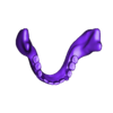 gnome_jaw.stl Calavera de gnomo de fantasía con soporte
