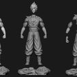 37.JPG STL file GOKU super saiyan v2 - Dragonball Super・3D print model to download