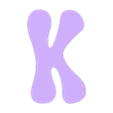 K.stl Letters and Numbers HIPPIE Letters and Numbers | Logo