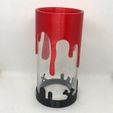 Halloween vase assembly.jpg Datei STL Halloween Vase Cover・Design für 3D-Drucker zum herunterladen