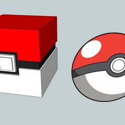 6e6570e228f98810e00dfb8c7f3e733c_display_large.jpg Free STL file Pokecube - The square Pokeball・3D printer model to download