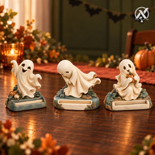 Ghost Parade Table Markers — Place card holder 3D Print Model