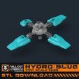 Feet.jpg Datei 3D Hydro Blue Mecha Anzug・Design für 3D-Drucker zum herunterladen