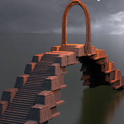 walkway-33.3547.png Fichier OBJ Dantes Underworld Staircase 4・Objet pour impression 3D à télécharger, aramar