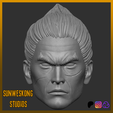 kazuya1.png Kazuya Mishima Tekken Headsculpt Bundle
