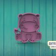 hipo.jpg Fichier STL Hippo Baby Hippo Cookie cutter・Plan pour impression 3D à télécharger
