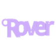 llavero rover palabra.stl rover scout key ring