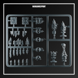 V1_WARGAMESPRINT_FINISH.png Candles, skull and book for kitbash 28 mm 32 mm