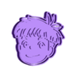 sosuke cara-cookiecad.stl Sosuke face cookie cutter from Ponyo