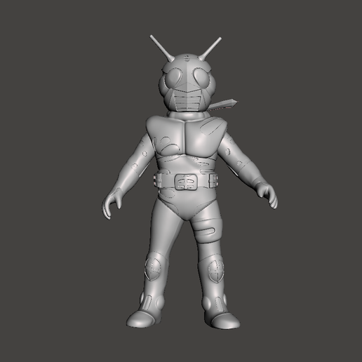 🎨 ФАН-АРТ KAMEN RIDER ZX MASKED RIDER SOFUBI・Бесплатный OBJ для