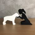 WhatsApp-Image-2022-12-22-at-15.39.07.jpeg Girl and her Rottweiler (tied hair) for 3D printer or laser cut