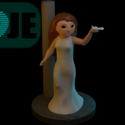 virgo-kawaii.png STL file virgo / virgin kawaii・3D printable design to download