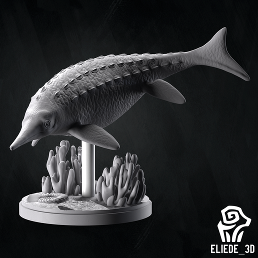 Ichthyosaurus 3D model