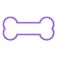 Bone cookie cutter.stl Emporte-pièce osseux