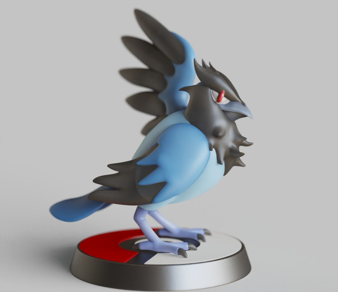 Fichier STL Corvisquire - FAN ART - FIGURINE POKÉMON -POKEMON・Plan pour ...