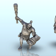 69.png Set of 3 trolls (+ pre-supported version) (16) - Darkness Chaos Medieval Age of Sigmar Fantasy Warhammer