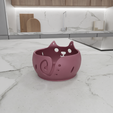 HighQuality2.png 3D Cute Cat Boxes and Home and Living with 3D Stl Files & Cat Decor, Cat Print, 3D Printed Decor, Gifts for Her, 3D Printing, Jewelry Box