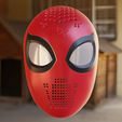 spectacular-5.png Spectacular Spiderman Faceshell and Lenses STL FILE