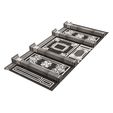 Wireframe-6.jpg Boiserie Classic Wall with Mouldings 015 Black