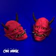 Japan_Oni_Mask_02.jpg Japan Oni Mask Cosplay 3D print