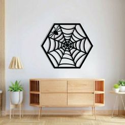 Halloween-2.jpg Datei STL Spinnennetz・Modell für 3D-Druck zum herunterladen