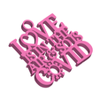 LoveIsInTheAirAndSoIsCovidKeyChainTag3DPrintImage.png 2021 Valentine’s Day Love Is In The Air & So Is Covid Keychain Tag, Ornament/Gift Tag & Card Decoration