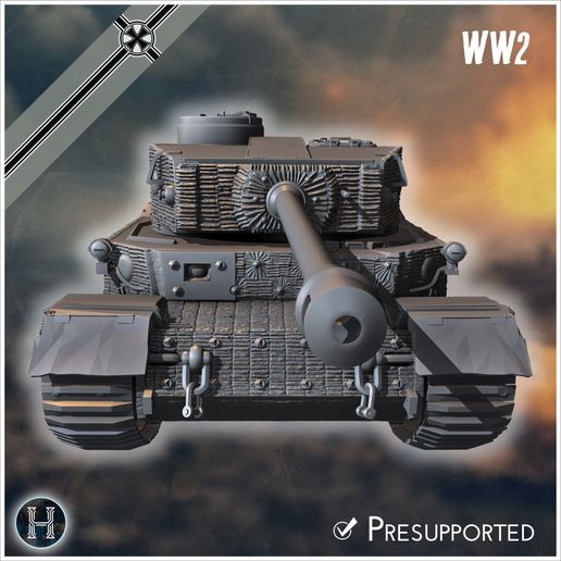 5.jpg Pz.Bef.Wg.VI P（VK 45.01 上装甲）重型坦克 - 德国 西部东线 诺曼底 斯大林格勒 柏林突出部 二战