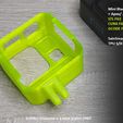 MINI-2C.jpg HERO 11 Black Mini 3D Printed Protector Mount 3D Printed (Digital Download Only)