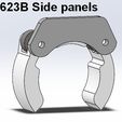 623B Side panels 608 Ender 3 (or 623) bearing coil support