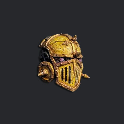 Warlord Head - Scalloped Spikes Head