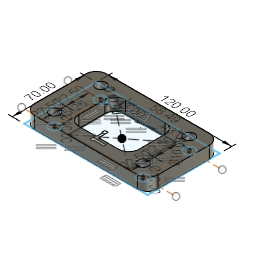 T3 TURBO MANIFOLD FLANGE 12MM THICKNESS
