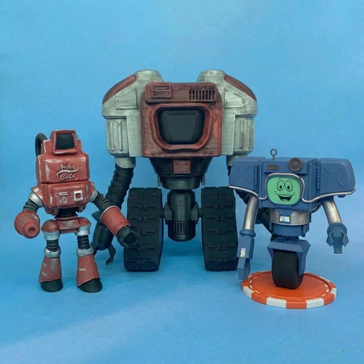 🤖 Fallout Robot Figure Bundle | Wasteland Diorama Pack | Post ...