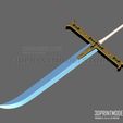 Dracule_Mihawk_Sword_3d_print_model_stl_file_04.jpg Yoru Dracule Mihawk Sword - One Piece Live Action - Cosplay Weapon