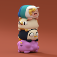 tower-1.png ADVENTURE TIME FANART- fionna, cake,lumpy space princess and gunter