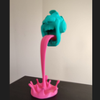 9.png STL file Floating face・3D printer model to download, Materialis3D