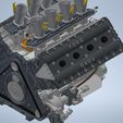 1比12福特DFV发动机3D数模图纸-STP格式2.jpg STP format for 3D digital and analog drawings of 1:12 Ford DFV engines