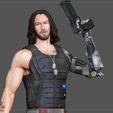 14.jpg CYBERPUNK 2077 JOHNNY SILVERHAND STATUE GAME CHARACTER sexy keanu reeves