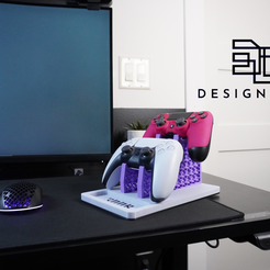 wn O a ca Zz O Y Wu a STL file Double Controller Station・3D printable model to download