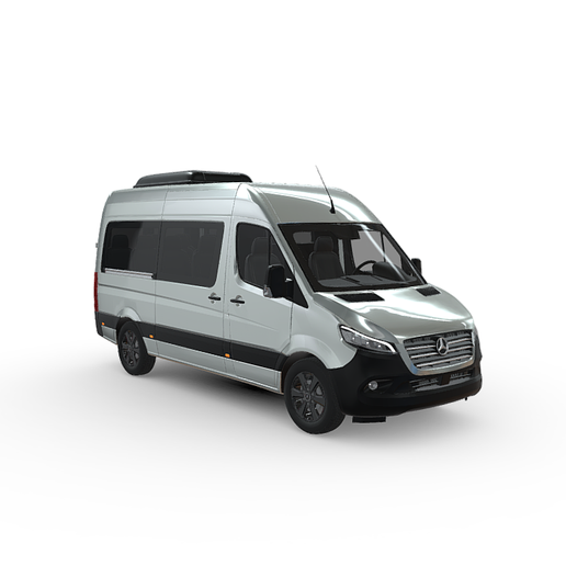 🆕 New Mercedes-Benz Sprinter Passenger Van L2 H2・ STL File for