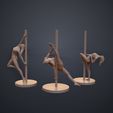 pole-dancer-3D-print.78-cover.jpg Statues of Pole Dancers (pen holders)