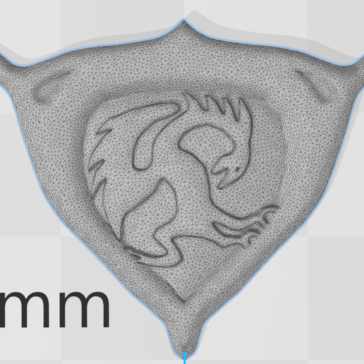 Gargoyles cartoon phoenix amulet 3D model