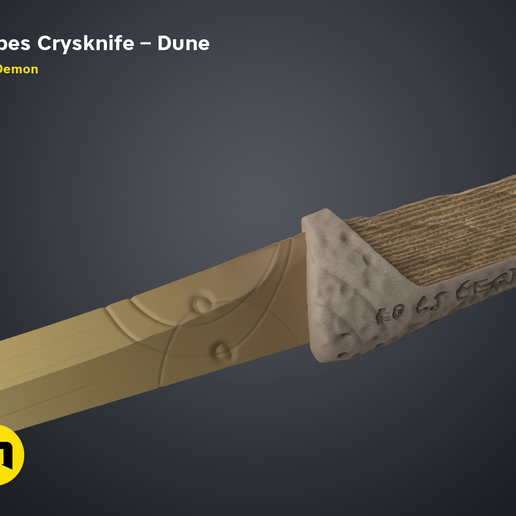 Crysknife-Mapes-Color-10.png 3D file Mapes Crysknife - Dune・Design to download and 3D print, 3D-mon