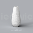 Geometric_1_Renders_1.png Niedwica Geometric Vase | 3D printing vase | 3D model | STL files | Home decor | 3D vases | Modern vases | Floor vase | 3D printing | vase mode | STL