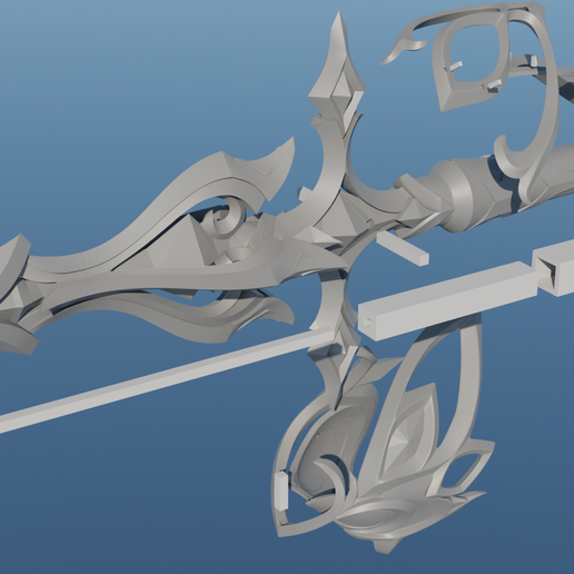 🗡️ Genshin impact Absolution Clorinde Sword 3d print model・ STL File ...